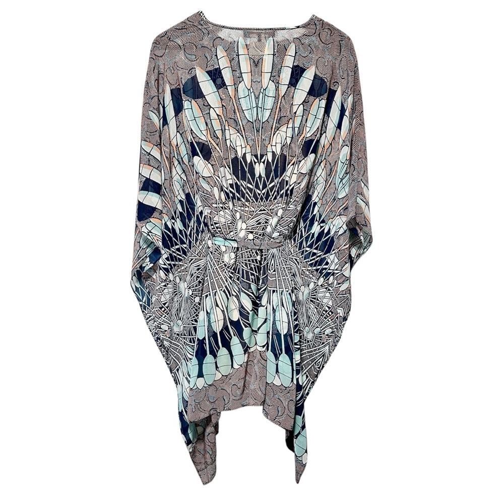 BCBGMaxAzria Beachy Kaftan Dress XS | Boho Festival | Resortwear Coachella Vibe - Picture 3 of 9